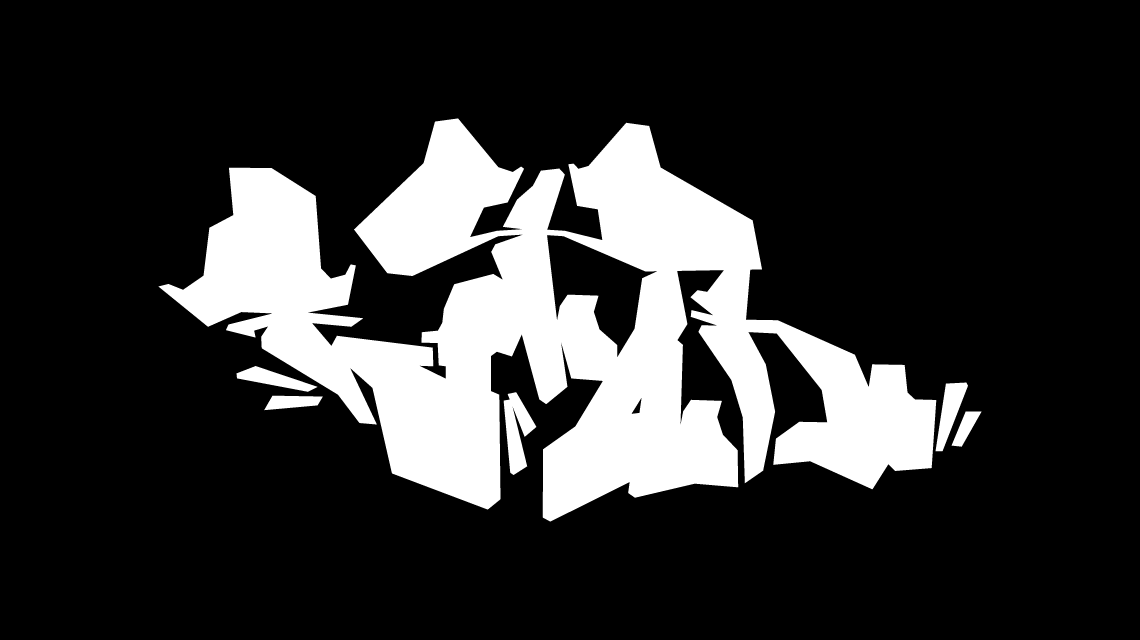 Typographie Graffiti vectoriel